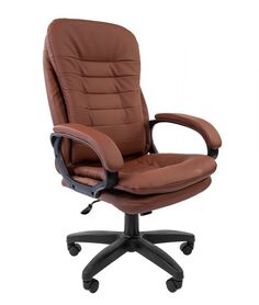 Кресло офисное Chairman 795 LT 7014618 коричневое, экокожа, до 120 кг