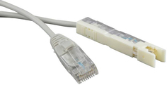 Кабель патч-корд Hyperline PC-110-RJ45-1P-CX-2M-LSZH-GY 110 тип-RJ45, 1 пара, LSZH, 2 м, серый