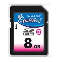 Карта памяти SDHC 8GB SmartBuy SB8GBSDHCCL10 SB8GBSDHCCL10 class 10