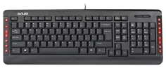 Клавиатура Delux K5015 черная, USB, ММ 6938820451051U