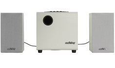 Компьютерная акустика 2.1 SmartBuy SPARTA SBA-210 MP3, FM, корпус МДФ, белая