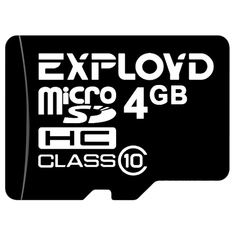 Карта памяти 4GB Exployd EX004GCSDHC10-W/A-AD microSDHC (Class 10)