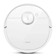 Робот-пылесос Ecovacs DEEBOT T9 DLX13-44 сухая/влажная уборка, программирование, пылесборник 0,42л, бак для воды 0,18л, белый