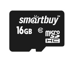 Карта памяти 16GB SmartBuy SB16GBSDCL10-00 SB16GBSDCL10-00 micro SDHC class 10 без адаптера