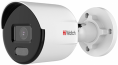 Видеокамера IP HiWatch DS-I450L(B) (2.8 mm) 4Мп уличная цилиндрическая с LED-подсветкой до 30м и технологией ColorVu, объектив 2.8мм