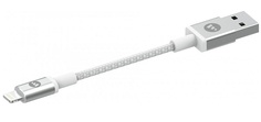 Кабель Mophie 409903217 USB-A to lightning, 9см, белый