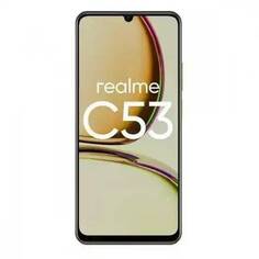 Смартфон Realme C53 6/128GB 3G 4G 2Sim 6.74" 720x1600 Android 13 50Mpix 802.11 b/g/n/ac NFC GPS GSM900/1800 GSM1900 Touch microSD gold