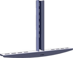 Кронштейн AXELENT 2118 X-TRAY X18/420-620, оцинкованно-хромированный
