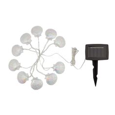 Светильник Lamper 602-267 каскад Хранитель жемчужины LED 4 м с выносной солнечной панелью 2 м и аккумулятором, холодное белое свечение