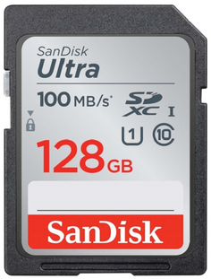 Карта памяти SDXC 128GB SanDisk SDSDUNR-128G-GN3IN Class 10 UHS-I U1 Ultra 100MB/s