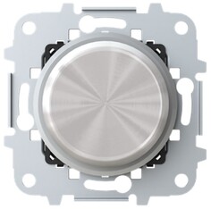 Светорегулятор ABB 2CLA866090A1401 (механизм) электронный поворотный для люминесцентных ламп 700 Вт, 0/1-10 В, 50 мА, кольцо "хром"