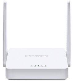 Роутер Mercusys MW300D N300, с ADSL-модемом , 802.11n, до 300 Мбит/с на 2,4 ГГц, RJ-11, 3*LAN порта 100 Мбит/с, 2 внешние антенны, поддержка Annex A.