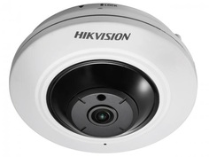 Видеокамера IP HIKVISION DS-2CD2955FWD-I (1.05mm) 5Мп fisheye c EXIR-подсветкой до 8м,1/2.5" Progressive Scan CMOS; fisheye объектив 1.05мм; угол обзо