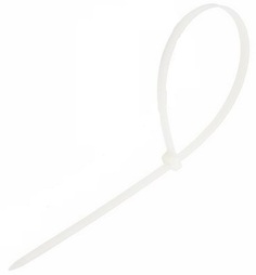 Хомут Rexant 07-0060 стяжка кабельная нейлоновая 60 x2,5 мм, белая, упаковка 100 шт.