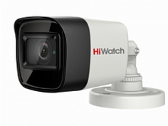 Видеокамера HiWatch DS-T800(B) (2.8 mm) 8Мп уличная цилиндрическая HD-TVI с EXIR-подсветкой до 30м 1/2" CMOS матрица; объектив 3.6мм; угол обзора 102.