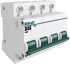 Автоматический выключатель DEKraft 11093DEK ВА-101 - 4P, тип хар-ки C, 32 А, 400 В AC, 4.5кА