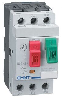 Автоматический выключатель для защиты двигателя CHINT 495079 NS2-25, 2.5-4А (R)
