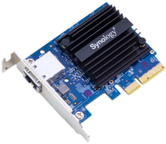 Сетевая карта Synology E10G18-T1 10 Gigabit Single port RJ-45 PCIe 3.0 4x adapter(incl LP and FH bracket)