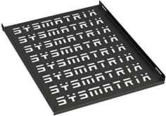 Полка стационарная SYSMATRIX SH 4002.900 для шкафов глубиной 450мм., цвет черный (RAL 9004)