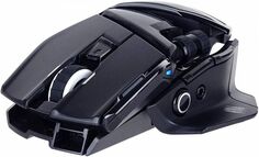 Набор Mad Catz R.A.T. AIR MR04DHAMBL000-0 игровая мышь + коврик чёрные (Ионистор, 2.4 гГц, USB, PMW3360, Omron, 10 кнопок, 12000 dpi, RGB подсветка)