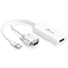 Адаптер j5create JDA214 VGA to HDMI Video Audio