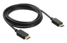 Кабель интерфейсный DisplayPort- DisplayPort Buro BHP DPP_1.2-3 v 1.2, 3м. позолоченные контакты черный