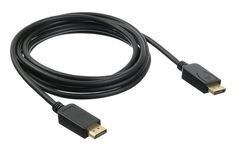 Кабель интерфейсный DisplayPort- DisplayPort Buro BHP DPP_1.2-2 V.1.2, 2м. позолоченные контакты черный