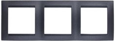 Рамка Simon 1500630-038 Simon 15 Графит 3 -ая
