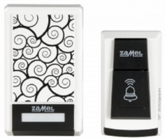 Звонок Zamel ST-910 TANGO беспроводной радиус действия 100м (питание от батареек)