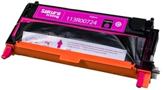 Картридж Sakura SA113R00724 для Xerox P6180, пурпурный, 6000 к.