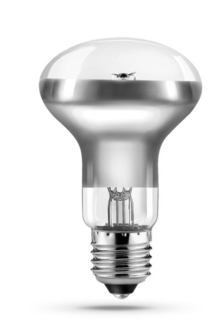 Лампа накаливания Camelion 60/R63/E27 60Вт, Е27, 220В, 470лм, 550кд, 1000 часов работы, колба типа R63 / зеркальная, прозрачная (8980)