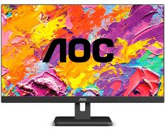 Монитор 23,8" AOC 24E3UM black (VA, 1920x1080, 75Hz, 4 ms, 178°/178°, 300 cd/m, 20M:1, +HDMI 1.4, +DisplayPort 1.2, +MM)