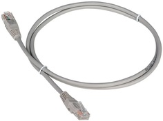 Кабель патч-корд U/UTP 5e кат. 10м. TWT TWT-45-45-10-GY RJ45 - RJ45, 4 пары, серый