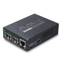 Медиа-конвертер Planet GT-1205A неуправляемый 1-Port GE - 2-Port Gigabit SFP Switch/Redundant Media Converter