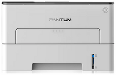 Принтер лазерный черно-белый Pantum P3010D А4, 30 стр/мин, 1200 X 1200 dpi, 128Мб RAM, дуплекс, лоток 250 л, USB, серый, стартовый комплект