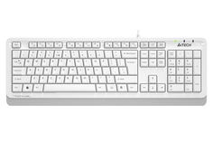 Клавиатура A4Tech Fstyler FKS10 белый/серый USB 1530198