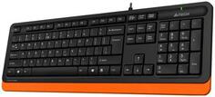 Клавиатура A4Tech FK10 ORANGE черно-оранжевая, USB