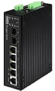 Коммутатор OSNOVO SW-80402/I промышленный PoE Gigabit Ethernet на 4GE PoE + 2 GE SFP порта. Порты: 4 x GE (10/100/1000Base-T) с PoE (до 60W) + 2 x GE