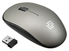 Мышь Oklick 515MW 1018267 оптическая (1200dpi) беспроводная USB для ноутбука (3but) черный/серый