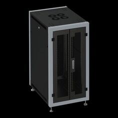 Шкаф напольный 19", 27U SYSMATRIX SL 6827.944 600x800x1330mm (ШхГхВ) передняя дверь двухстворчатая перфорированная, задняя дверь двухстворчатая перфор