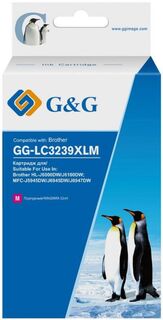 Картридж G&G GG-LC3239XLM струйный пурпурный (52мл) для Brother HL-J6000DW/J6100DW