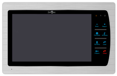 Видеодомофон Smartec ST-MS307M-SL 7", 4-х проводная линия связи, поддержка 2-х панелей вызова, поддержка 3 доп. мониторов, поддержка 2 доп. камер и ох