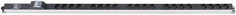 Блок розеток Cabeus PDU-16-20S-B-T для шкафов, вертикальный, 20 розеток Schuko, 16А, автомат защиты, алюминиевый корпус, клеммная колодка