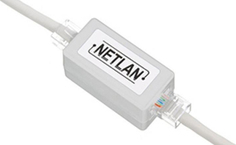 Соединитель Netlan EC-UCB-55-UD2-WT-10 кабельный RJ45-RJ45 (8P8C), Кат.5e (Класс D), 100МГц, неэкранированный, белый, уп-ка 10шт.