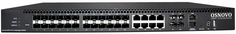 Коммутатор OSNOVO SW-32G4X-1L управляемый L3 Gigabit Ethernet на 16xGE SFP + 8xGE Combo (RJ45 + SFP) + 4x10G SFP+ Uplink. Порты: 16 x GE SFP (1000Base
