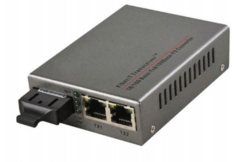 Медиа-конвертер OSNOVO OMC-100-21S5b оптический Fast Ethernet. 2 медных порта(RJ45) 10/100Base-T (IEEE 802.3i, IEEE 802.3u, IEEE 802.3x), 1 оптический