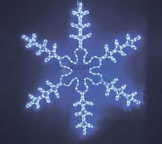 Фигура светодиодная NEON-NIGHT 501-332 большая снежинка, цвет синий, размер 95*95 см