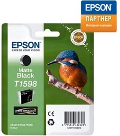 Картридж Epson C13T15984010 для принтера Stylus Photo R2000 матовый чёрный