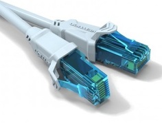 Кабель патч-корд U/UTP 5e кат. 0,75м. Vention VAP-A10-S075 прямой , RJ45 - Серый