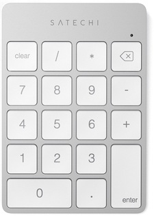 Цифровой блок клавиатуры Satechi Aluminum Slim Keypad Numpad ST-SALKPS беспроводной, серебристый
